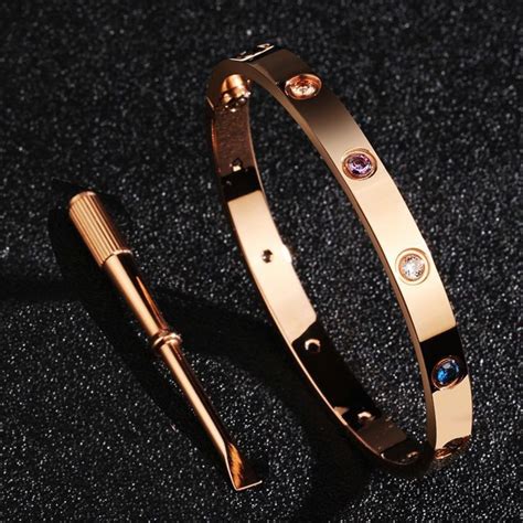 cartier love bracelet key|cartier bracelet with lock.